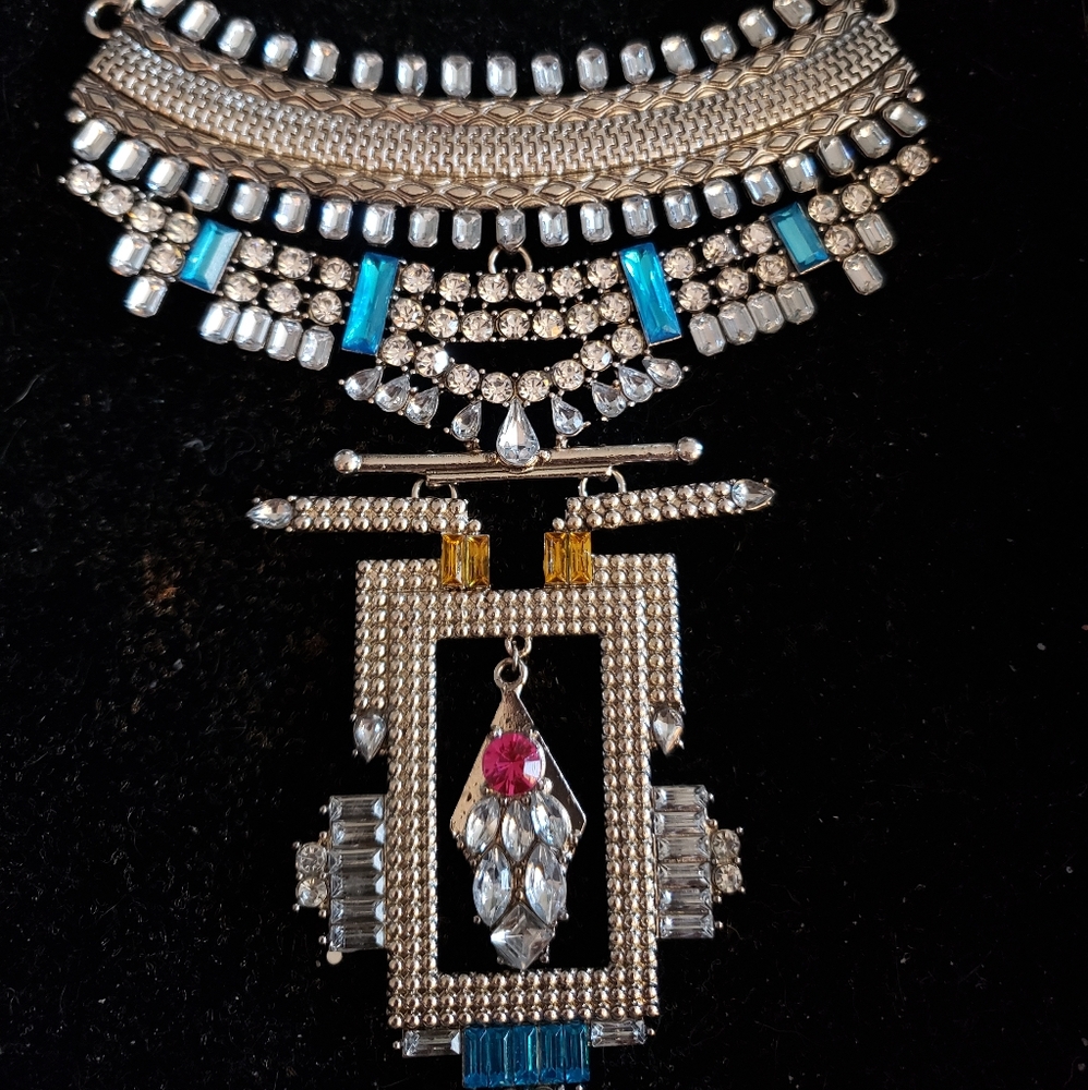 Rhinestone choker